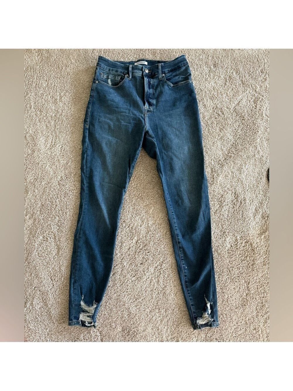 Good American Good Waist Skinny Jean Size 8 - Picture 1 of 5